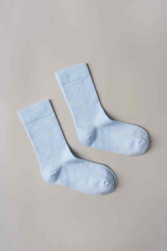 Crew Classic Sock in Mist Sky